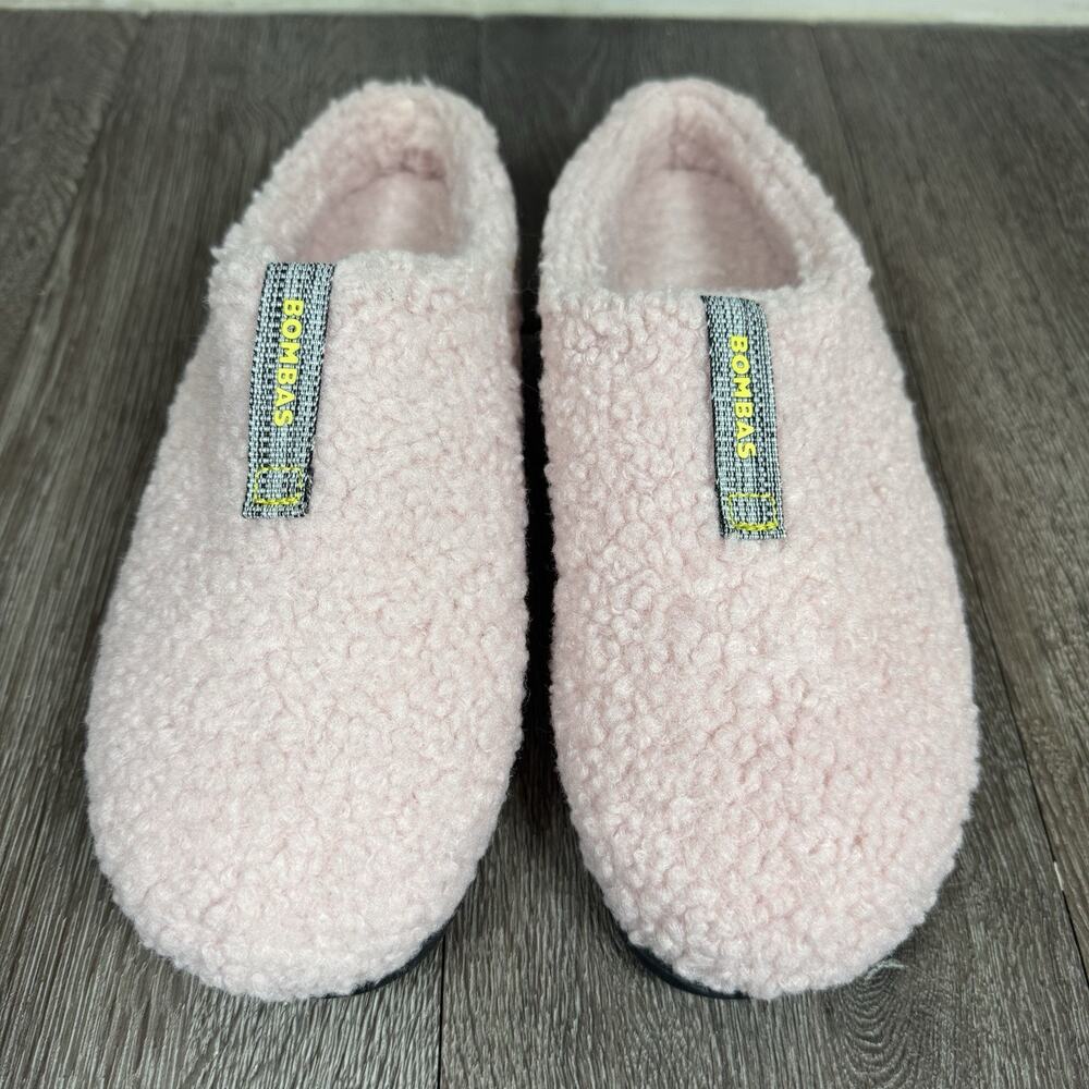 Bombas Women's Sunday Slipper Pink Size 8 Comfy Loungewear